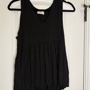 Black Sleeveless Top